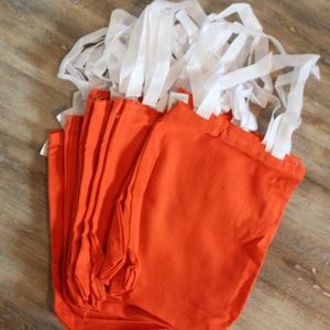 Oriental Trading Bags - One Dozen Orange Canvas Totes Oriental Trading Bags - One Dozen Orange Canvas Totes